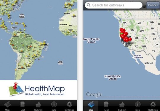 HEALTHmap app programa servicio sañud